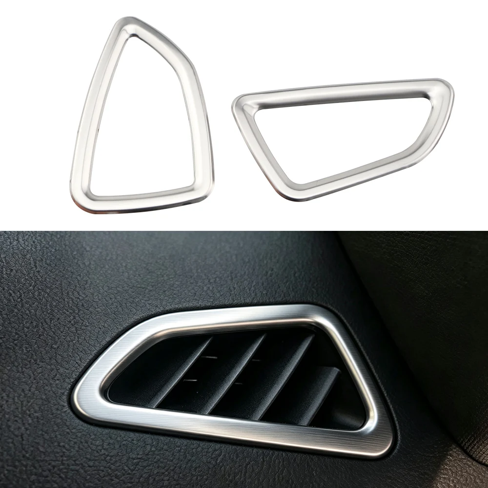 For Hyundai Tucson 2015 2016 2017 2018 LHD Front Dashboard Air Vent Frame Trim AC Outlet Cover Decorative Sticker Accessories