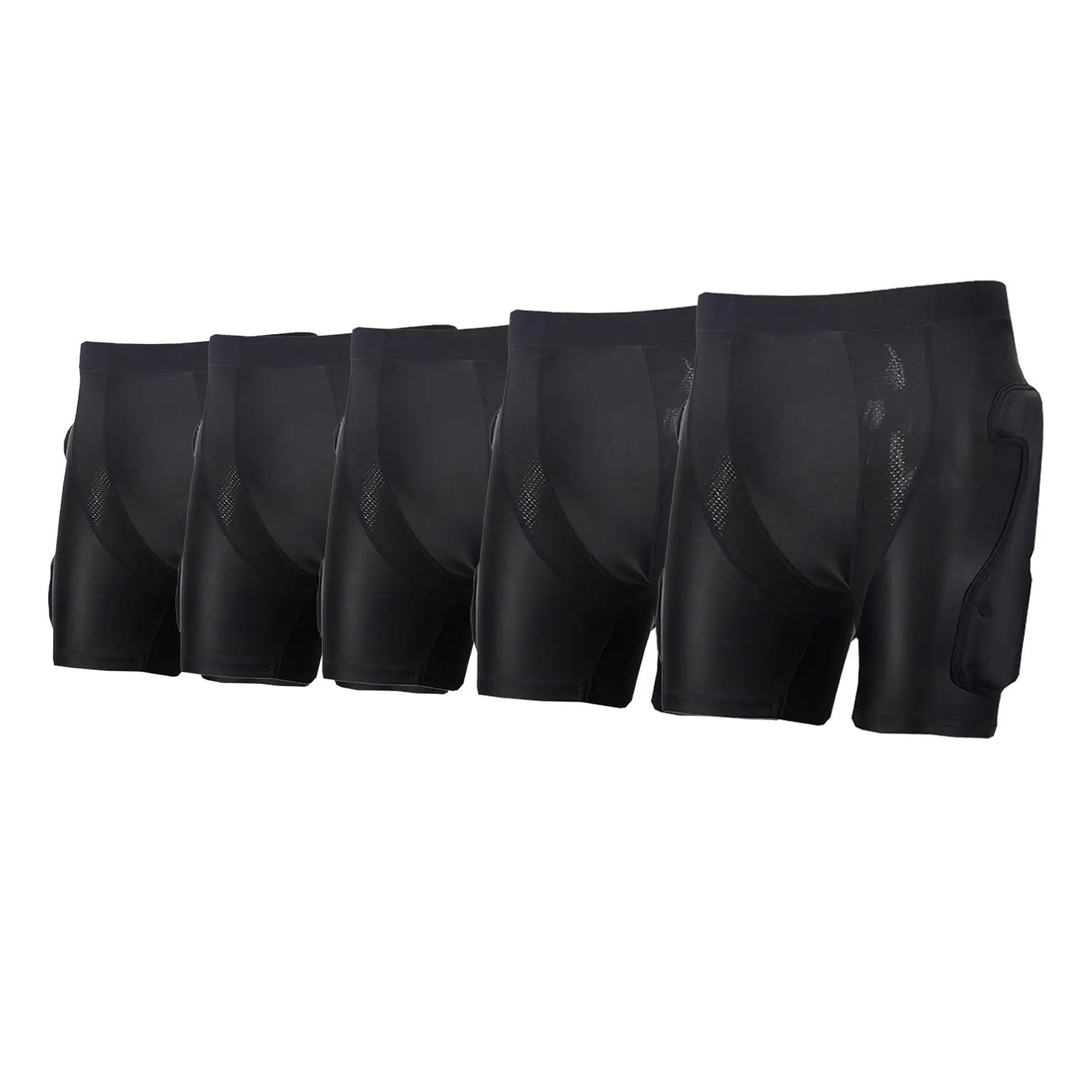 

Padded Shorts Sports Ski Hip Pad Hip Protective 3D Impact Pad Protector for Outdoor Sports Roller Skating Snowboard Riding Black