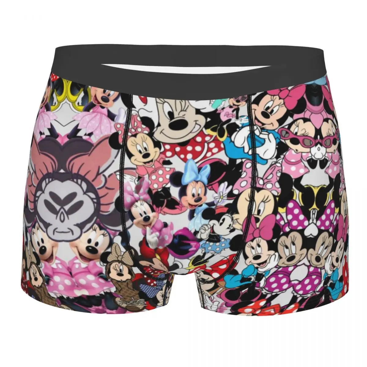 Custom Lovely Micky And Minnie Mouse Boxers Shorts Men's Briefs Underwear Fashion Underpants