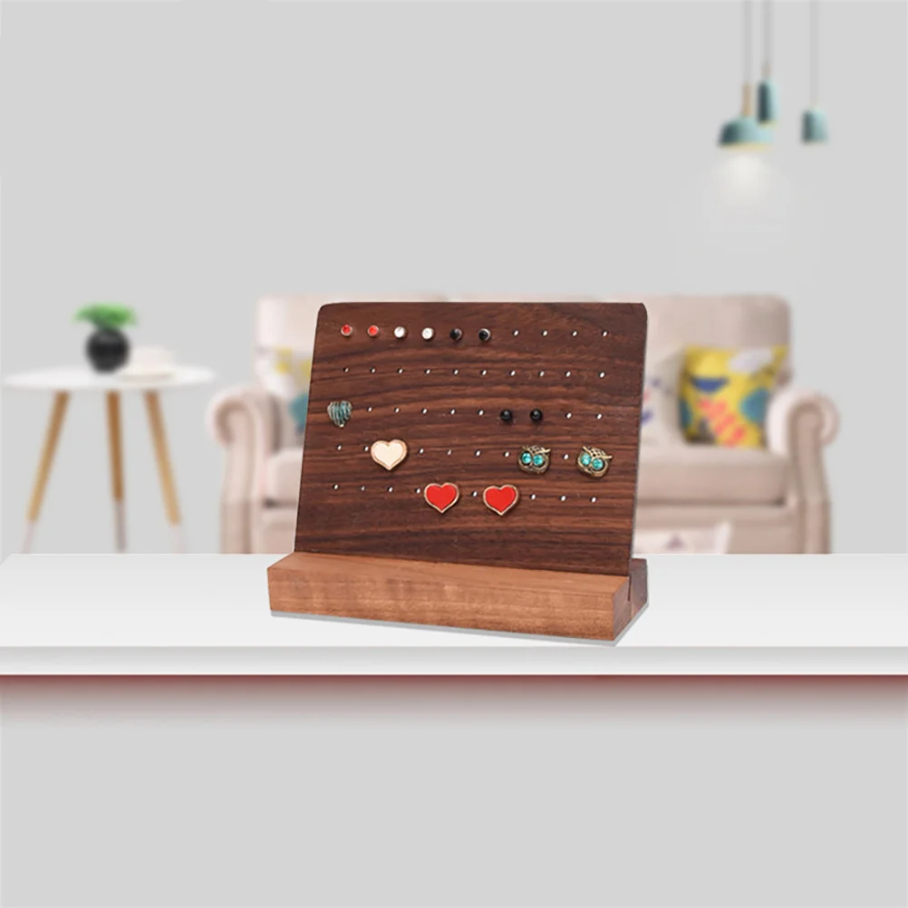 

1Pcs Jewelry Display Stand Ear Studs Holder 56 Slots Lightweight Chic Organizer for Earrings Home Bedroom Store Display