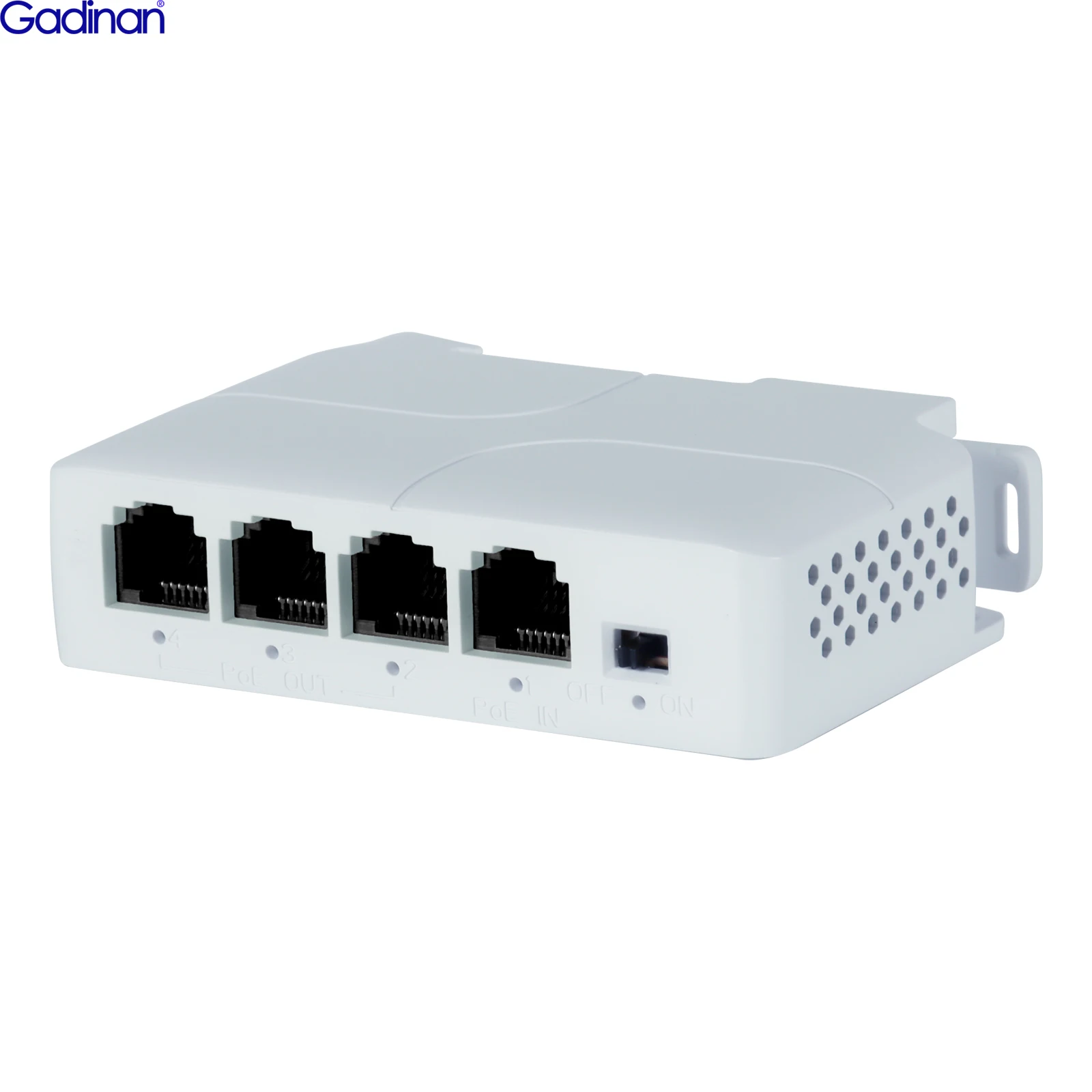 

50pcs/lot 4 Ports PoE Extender Switch 100Mbs Cascadable IEEE802.3af 1 to 3 Port for IP Transmission Repeater NVR IP Camera