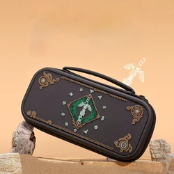 Estuche de transporte protector para Nintendo Switch, bolsa de transporte protectora luminosa para consola Switch/ OLED, juego Zelda, perdido