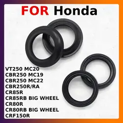Motorcycle Oil Seal Front Fork Absorber Dust Seals For Honda VT250 MC20 CBR250 MC19 MC22 CBR250R/RA CR85R CR85RB CRF150R   Parts