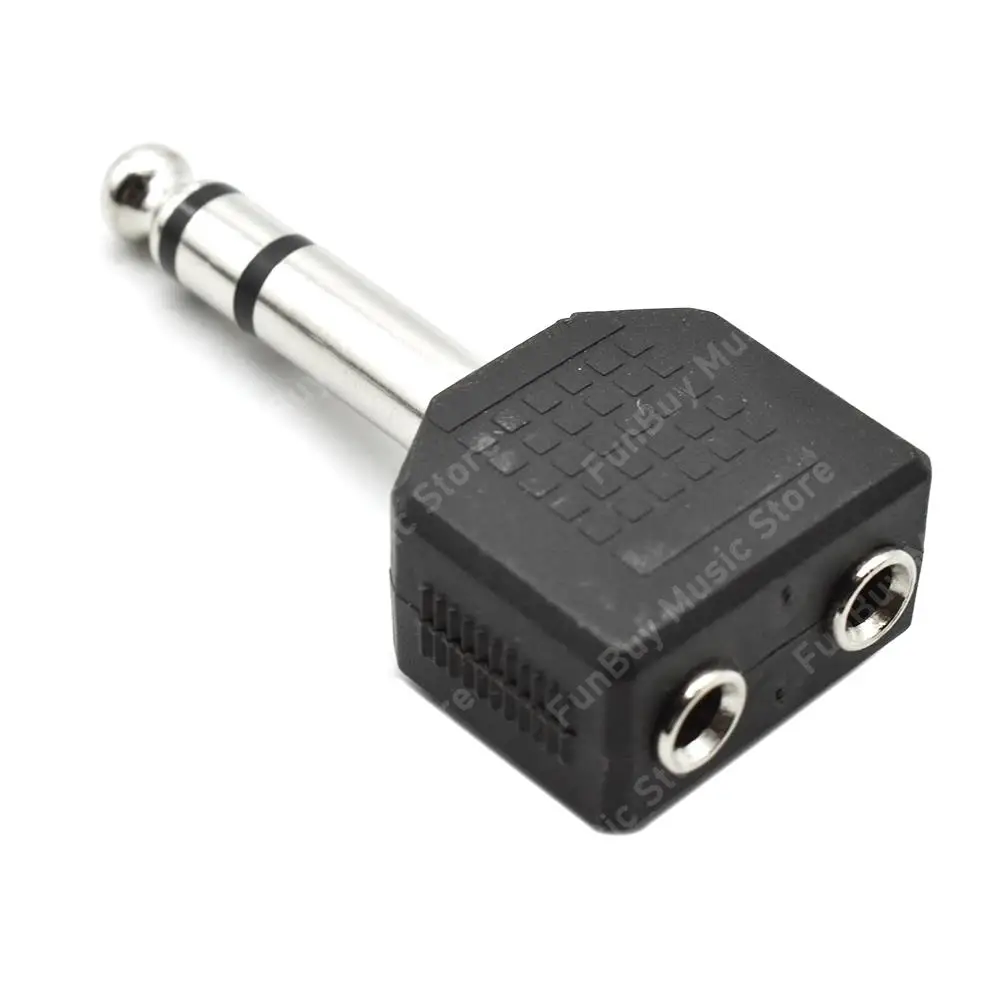 Gitaar Audiokabel Extender Connector 1/4 "6.35 Mm Jack 6.35 Naar 6.35 Mm Audio Cord Kabel Adapter Coupler Converter