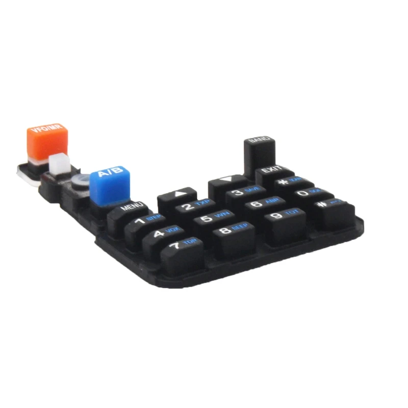 Piezas de reparación de teclado numérico para Walkie Taklie, 5 piezas, UV5R, para Baofeng, Radio bidireccional, UV-5R, UV-5RA