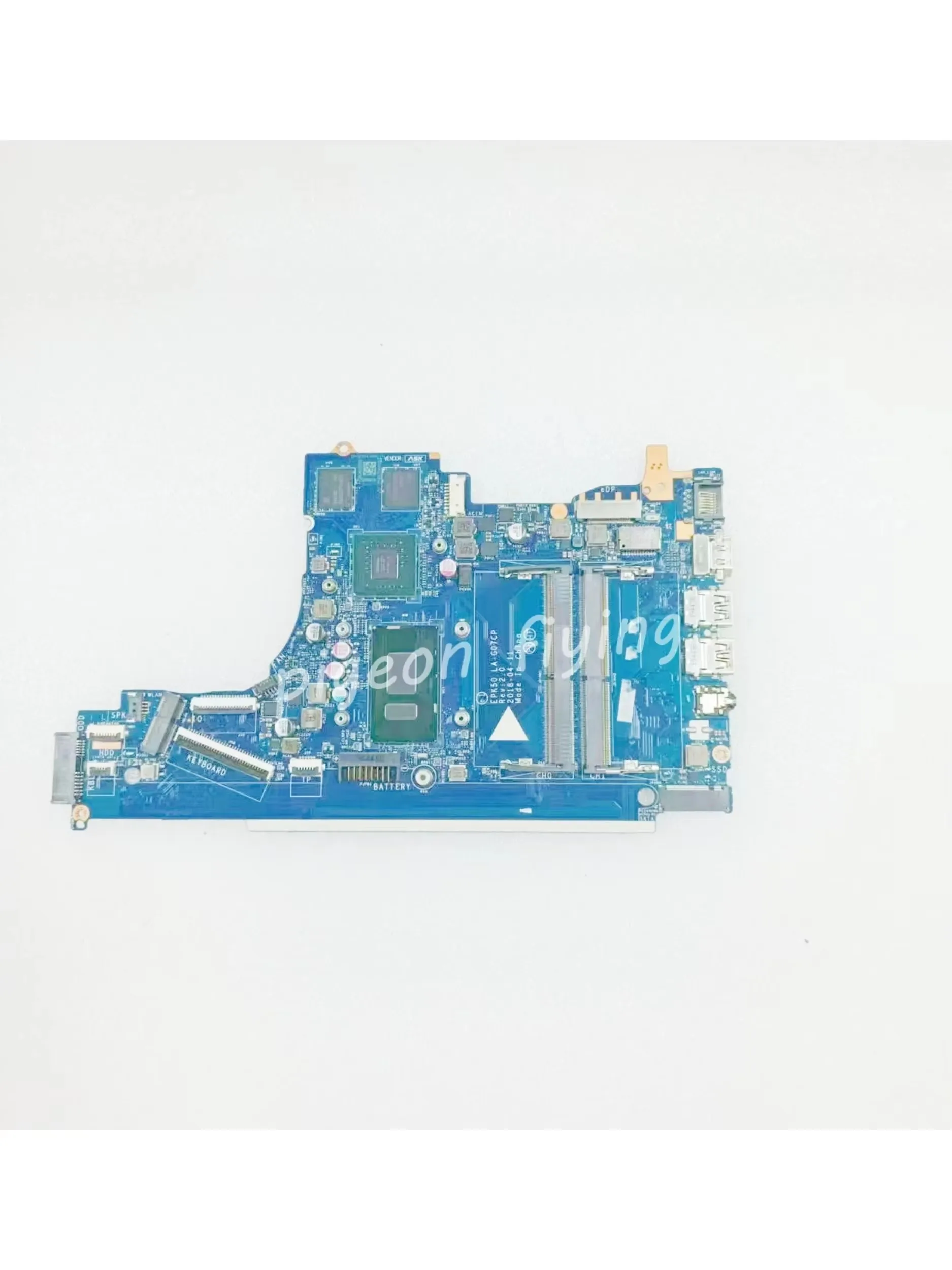 For HP Pavilion 15-DA Laptop Motherboard CPU: I3-7020U/I5-8250U/I7-8550U GPU:N16V-GMR1-S-A2 N16S-GTR-S-A2 LA-G07CP / LA-G07AP