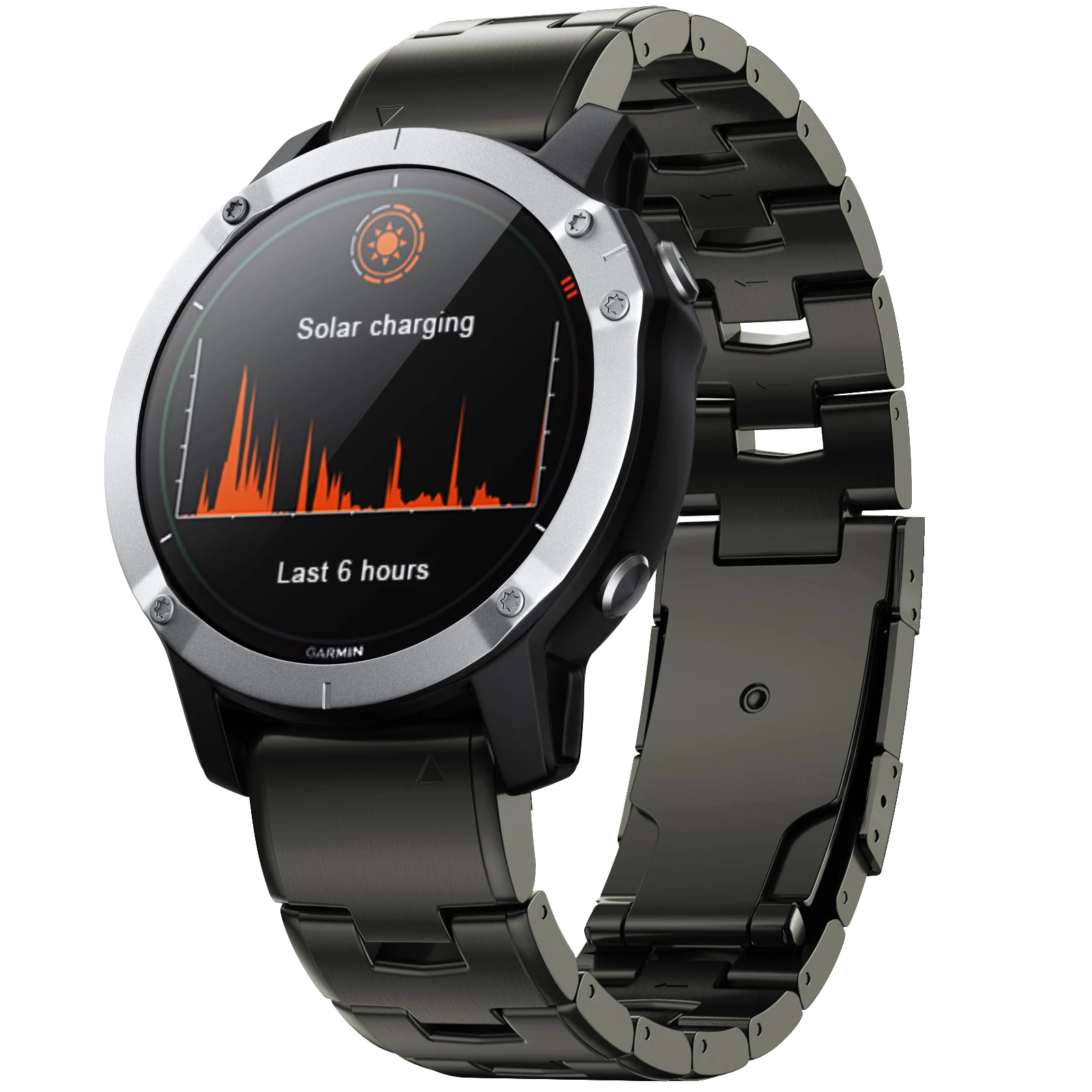 22 26 mm Quick Fit Titan-Metall-Uhrenarmband für Garmin Fenix 7X/7 Solar/6X/6 Pro/5 Plus/epix Gen2/Instinct 1/2 Uhrenarmband – Detail 2