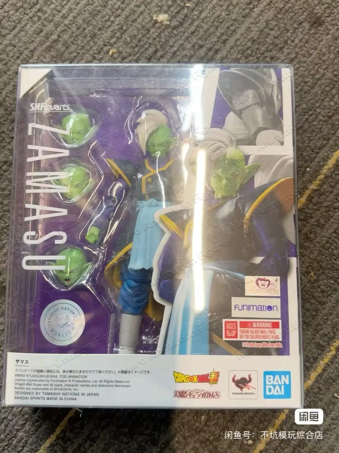 In Stock100% Original Bandai Dragon Ball Sh Figuarts Shf Potara Zamasu Action Figures Anime Model Toys Figura Pvc Gifts view 4