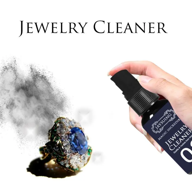 30ml Jewellery Cleaning Solution Fluid Machine Cleaner Use Liquid To Clean Gold Silver Watches Diamonds & Jewels