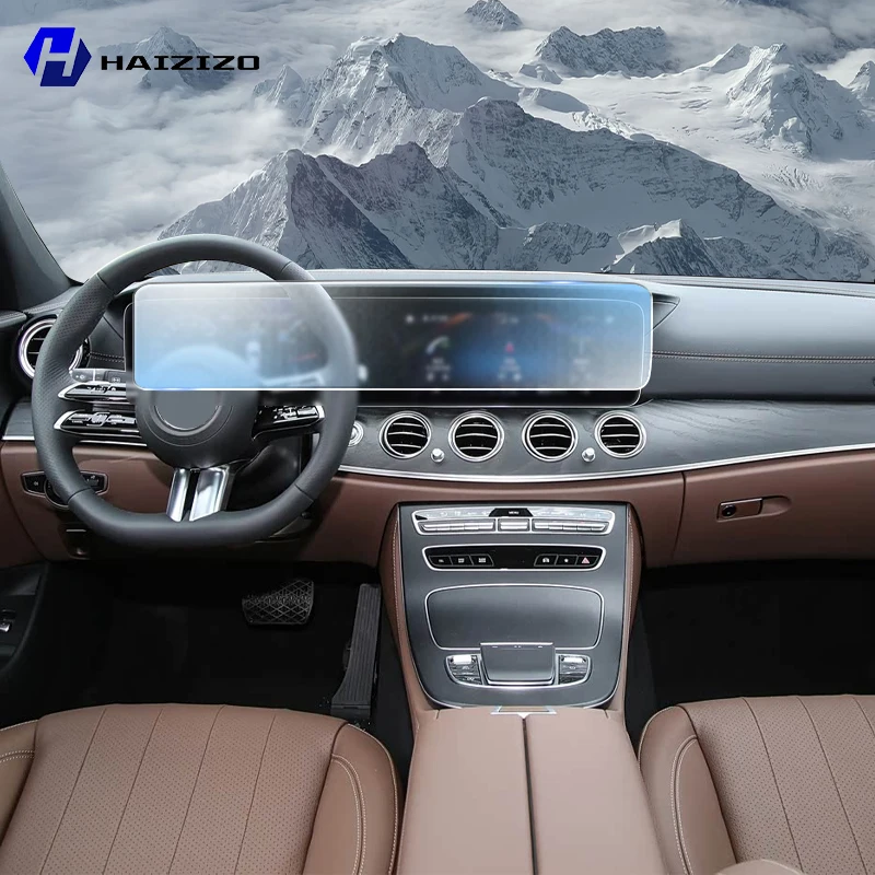 

For Mercedes-Benz E-Class W213 2016-2023 Car LCD Screen Anti fingerprint Matte TPU film Car navigation screen protector film PPF