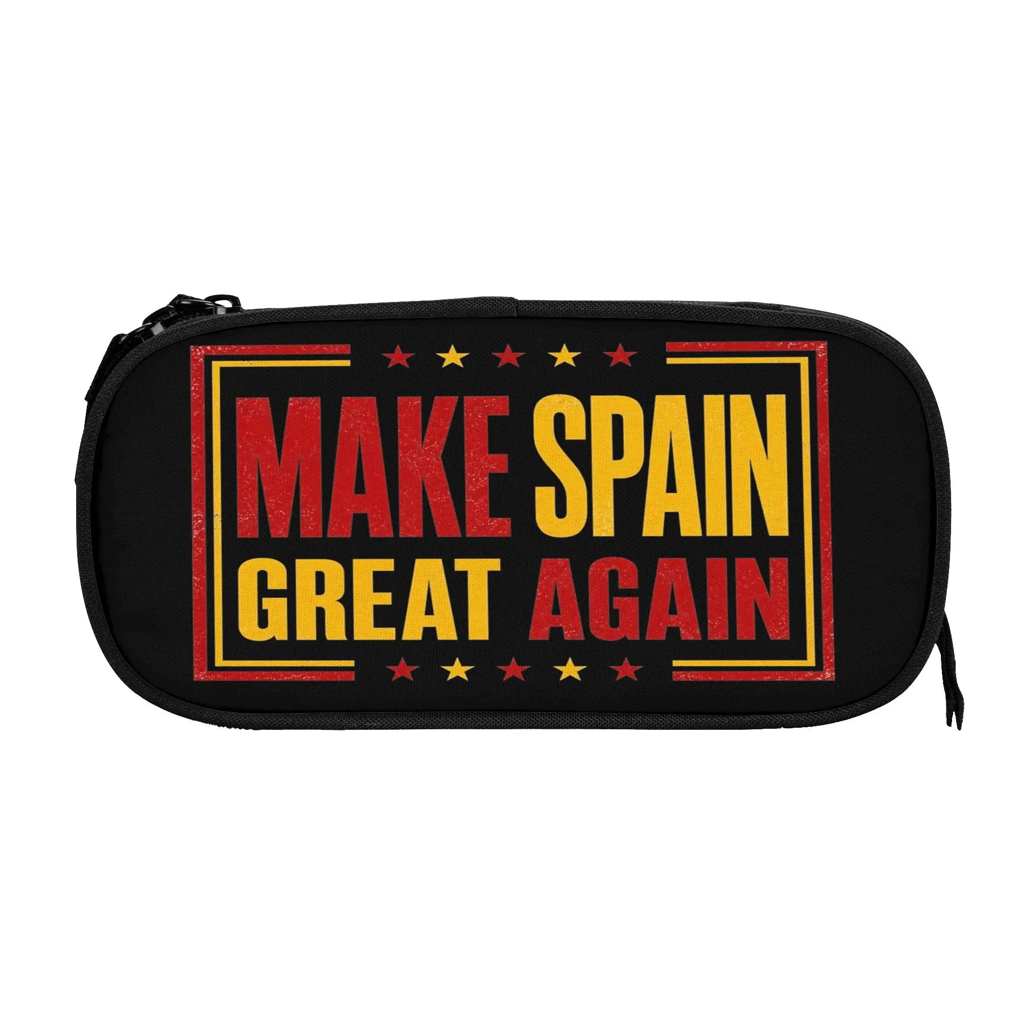 Make Spain Great Again Spanish Pride Pencil Cases Pencilcases Pen for Girl Boy Big Pencil Bags School Supplies Zipper Stationery