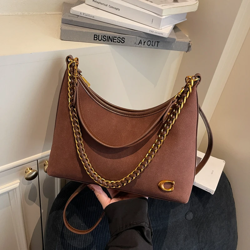 

Unique Simple Casual Shopper Tote Bag For Women In Fashionable Solid Color With High-End Large Capacity