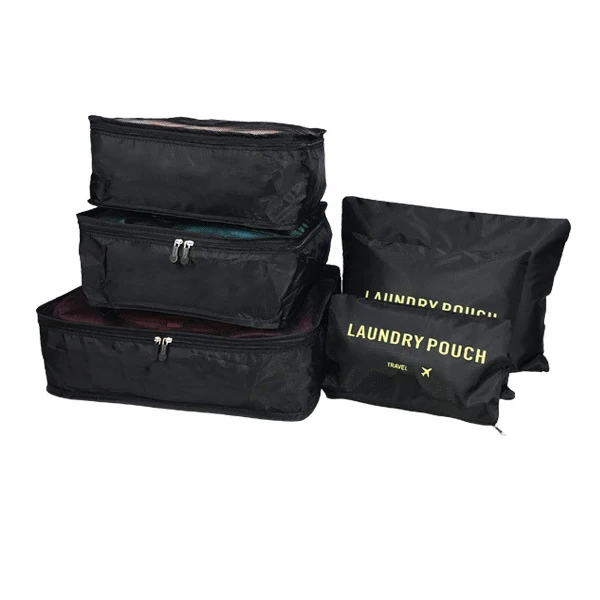 Reise-Aufbewahrungstasche, sechsteiliges Set, Gepäck, Kleidung, Sortiertasche, Geschäftsreise-Kleidung, Schuhe, Unterwäsche, Verpackung, Aufbewahrungstasche – Detail 4