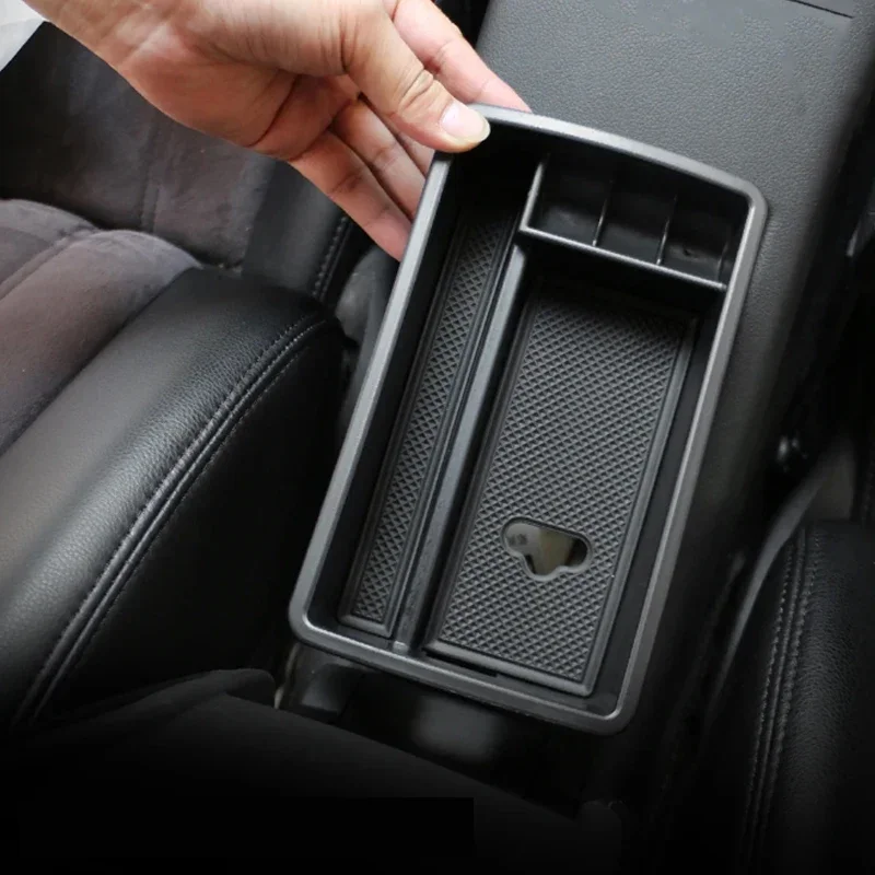 Boîte de Rangement Centrale pour Accoudoir de Voiture, Conteneur de Console, Accessoire de Style pour Audi A3 8V 2013 - 2019