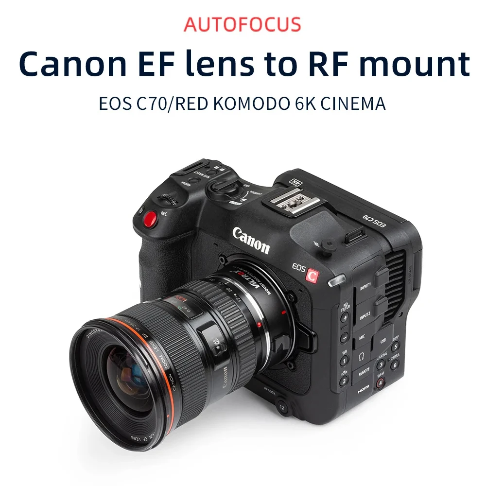 VILTROX-EF-R3/EF-R3 Pro Canon EF a RF, marco completo de enfoque automático 0.71x, adaptador de refuerzo de velocidad para RP R3