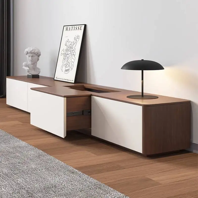 

Classic Unique Tv Cabinet Custom Simple Corner Long Floor Tv Stands Luxury Modern Storage Mueble Televisor Furniture For Home