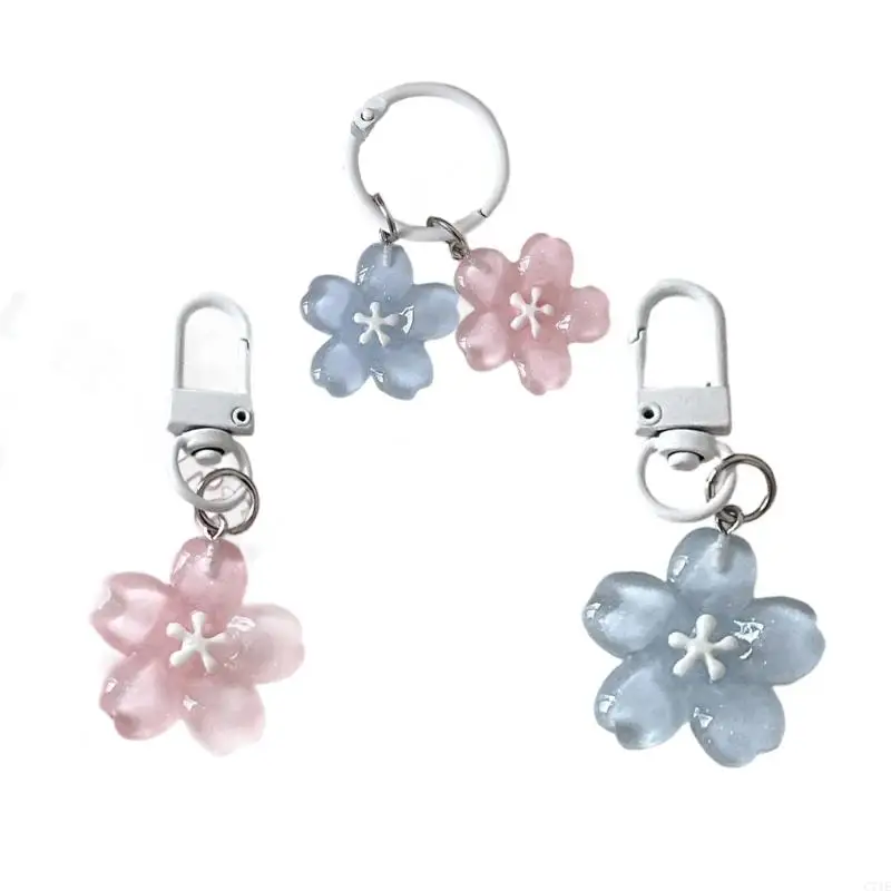 أنيقة موضوع زهرة الراتنج راتنج المفتاح زخرفة مفتاح مناسبة للمفتاح