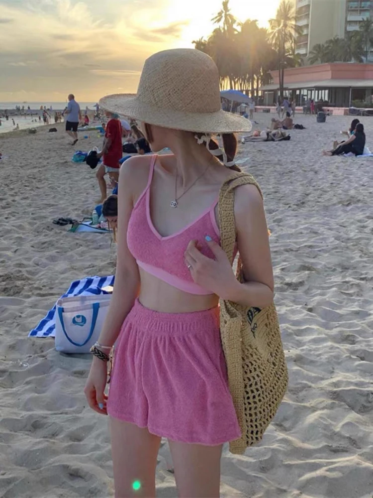 

Sexy Bikini Swimsuit Women's Hot New Model for Hot Spring Ultra Sexy Separate Pure Desire Conservative Winter Swimsuit