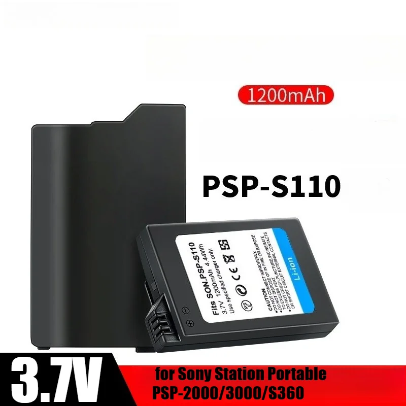 

Замена литиевой батареи PSP-S110 емкостью 1200 мАч для портативной станции Sony PSP-2000/3000/S360-аккумулятор большой емкости