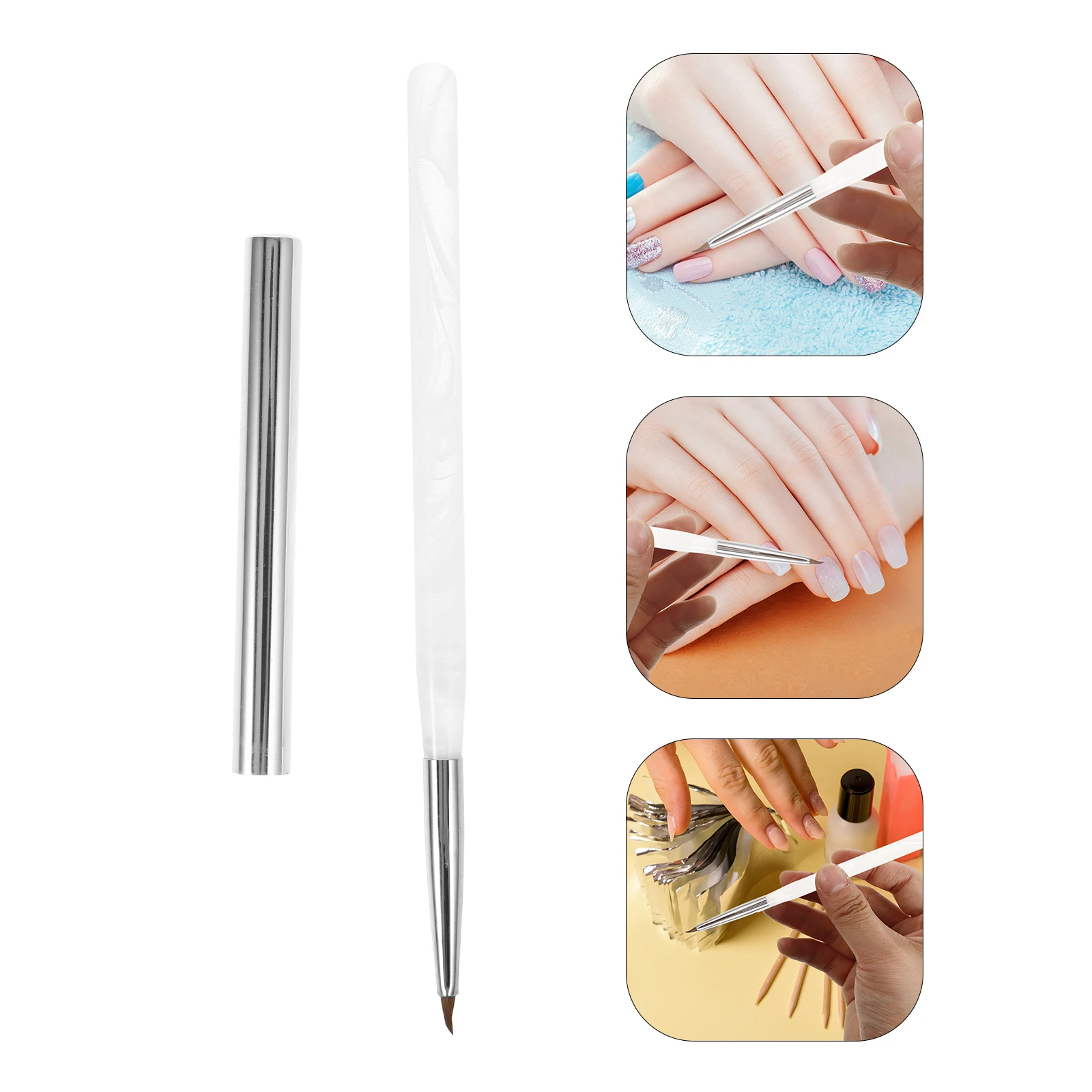 

2pcs Art Liner Pens Fine Design For Detailed Patterns Triangular Grip Comfortable Salon Use Durable Portable Lightweight