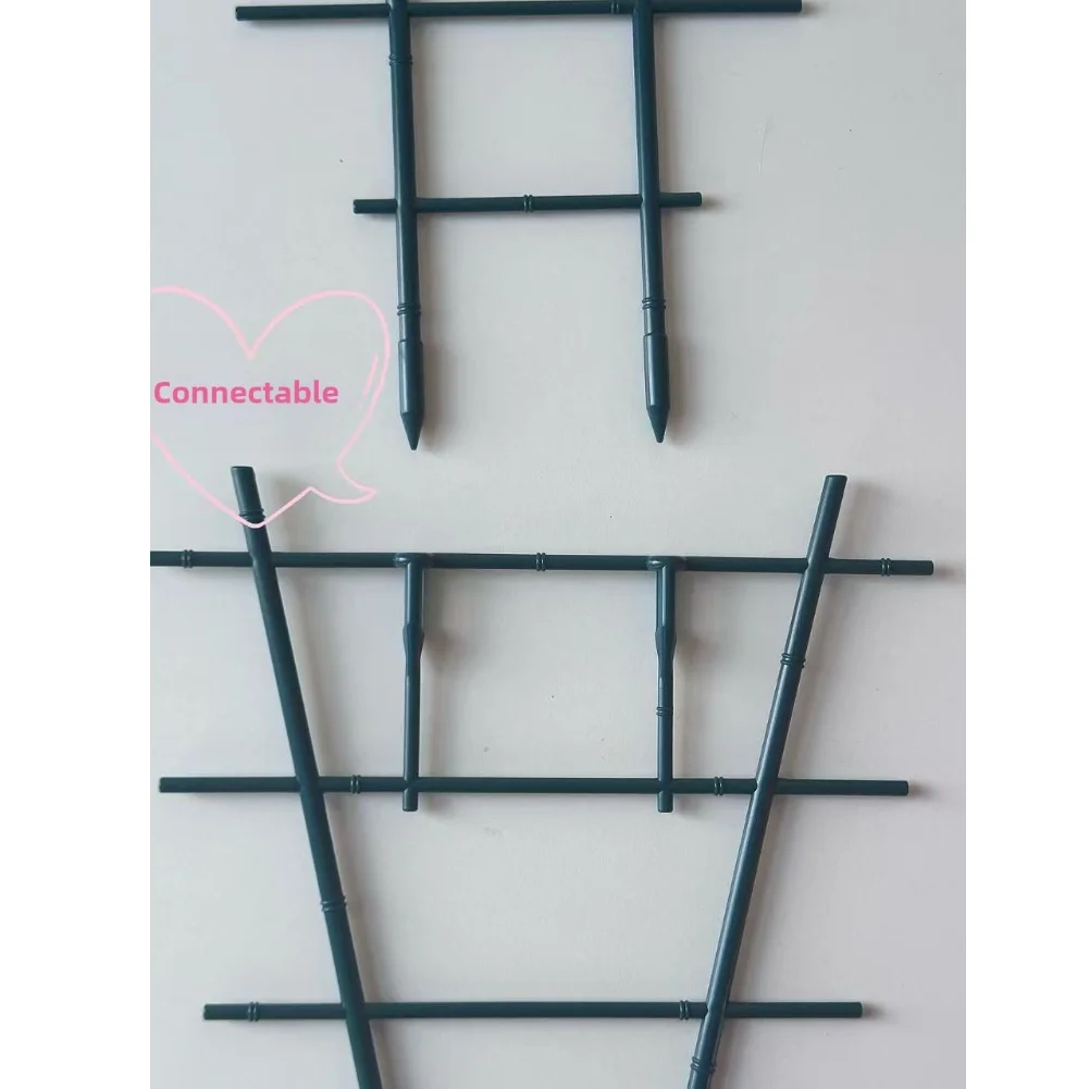 Climbing Plant Stake Plant Trellis Indoor Gardening Plant Cage Stackable Design Plastic Construction Supports Climbing Plants