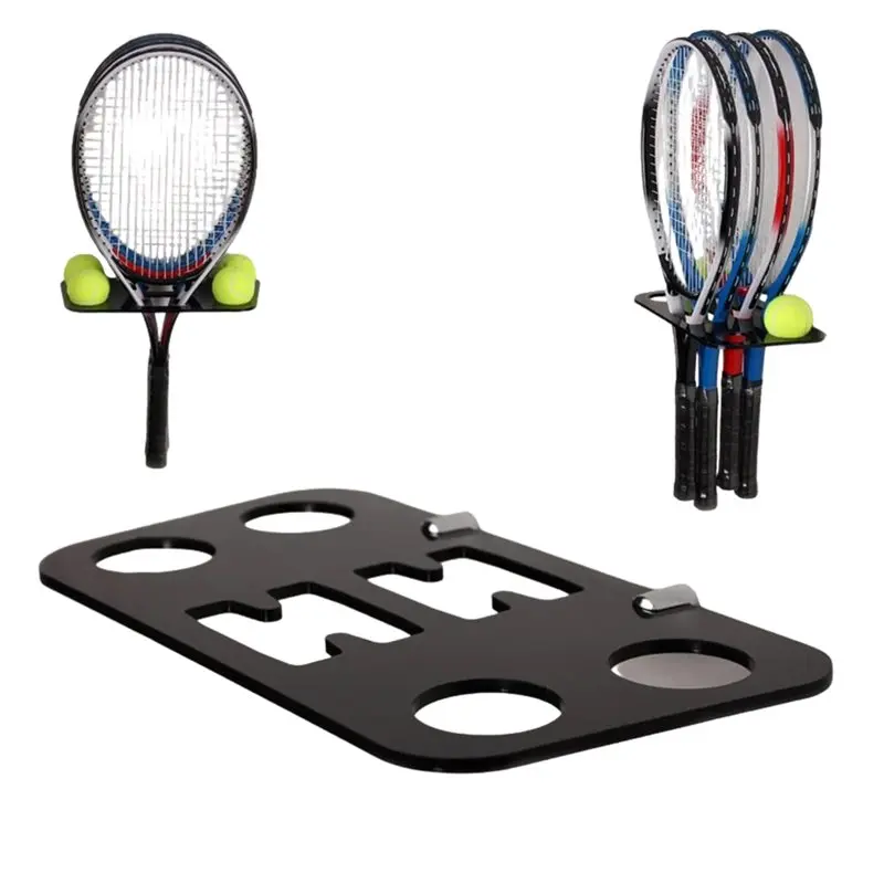 

AEF6-Badminton Racquet Storage Rack,Acrylic Display Rack, Badminton Racket Storage Shelf Racket And Shuttlecock Display Stand