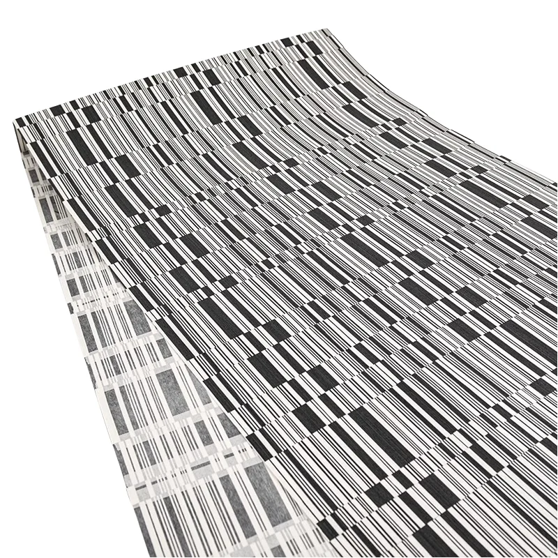 

0.5mm Exotic Geometric Engineered Wood Veneer 3D Art,Apply For Desk Home Cabinet Villa Art Inlay Painting Wall Panels Decoration