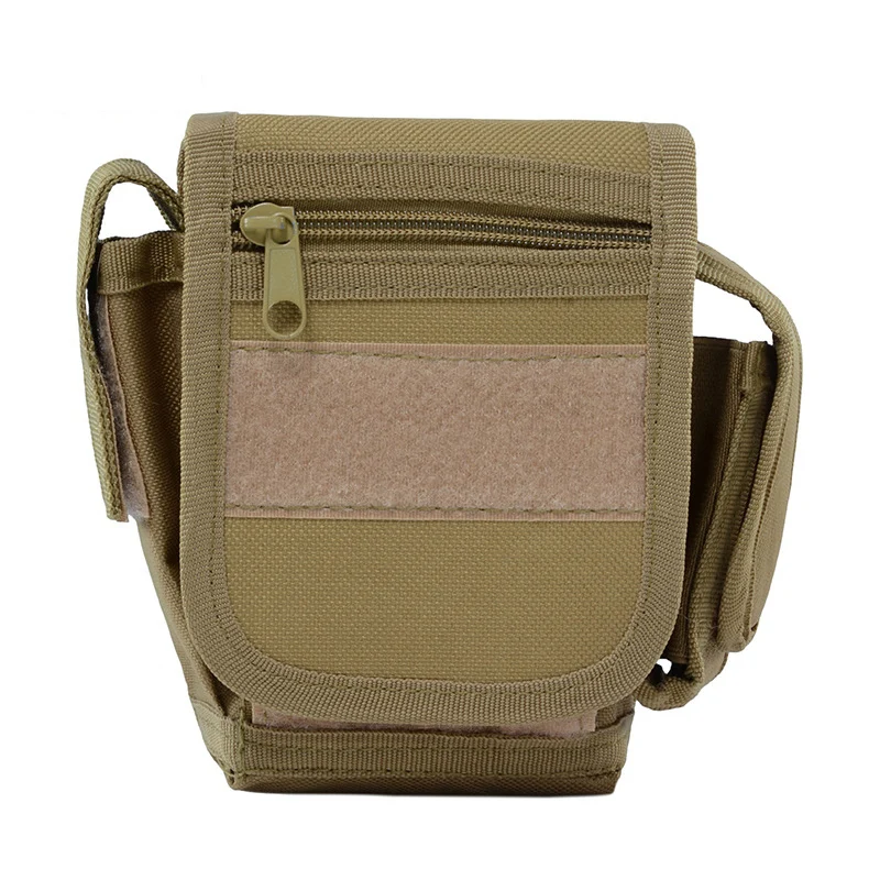 Pochette tactique Molle pour hommes, sac de taille avec ceinture, petite poche pour l'extérieur, pochette de course, voyage, Camping, poche de chasse