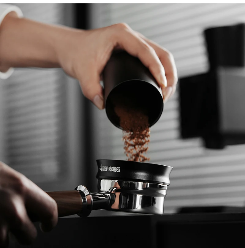 MHW-3BOMBER 51-58mm Magnetischer Kaffee-Dosiertrichter Kompatibel mit 58MM Siebträger Espresso-Dosierring Home Barista Zubehör – Detail 16