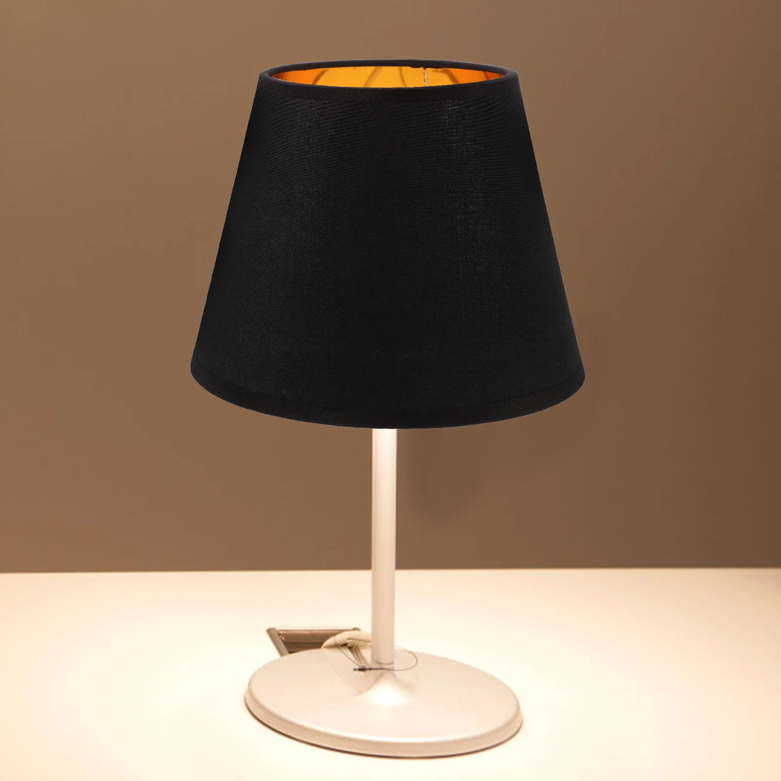 

Cloth Lamp Shade Replacement Vintage Style Decorative Bedside Light Cover For Bedroom Living Room Table Lamp Decor