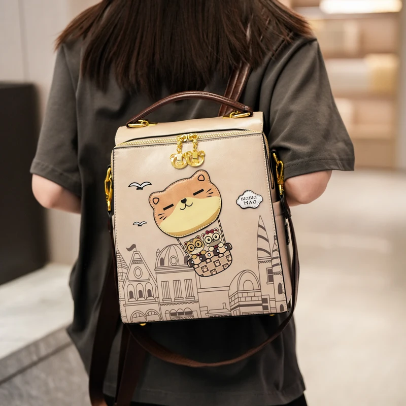 

BeiBaoBao British collegiate style shoulder bag,Fashionable backpacks For Women,Large-capacity student backpack,HI-Q Backpack