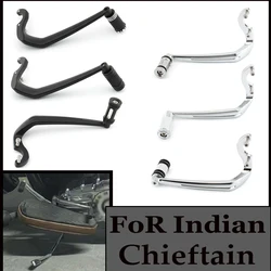 For Indian Chief Vintage Motorcycle CNC Aluminum Foot Brake Lever Gear Shifter Shifting Lever Pedal Chrome Heel Shifter