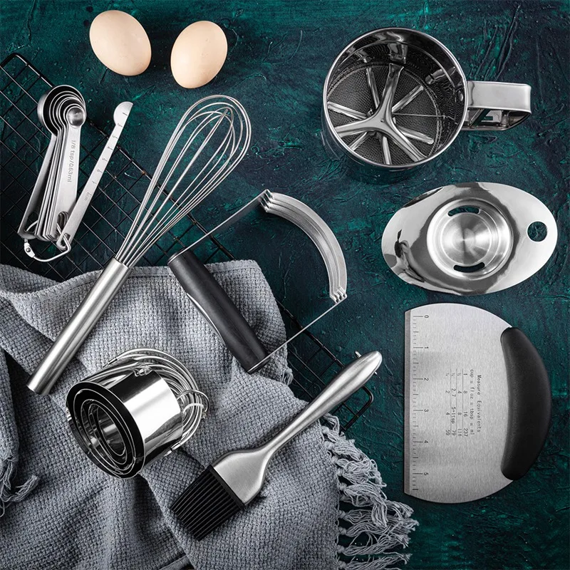 1Set Professional Baking Dough Tools For DIY Cooking Cookies And Donuts,Beginner Baking Set