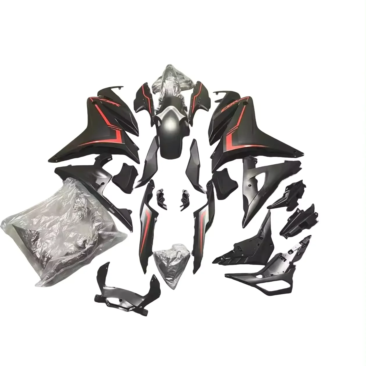 

High Quality Complete Flow Motorcycle Parts For CBR500r 16-18 Years ABS Plastic Fairing Kit