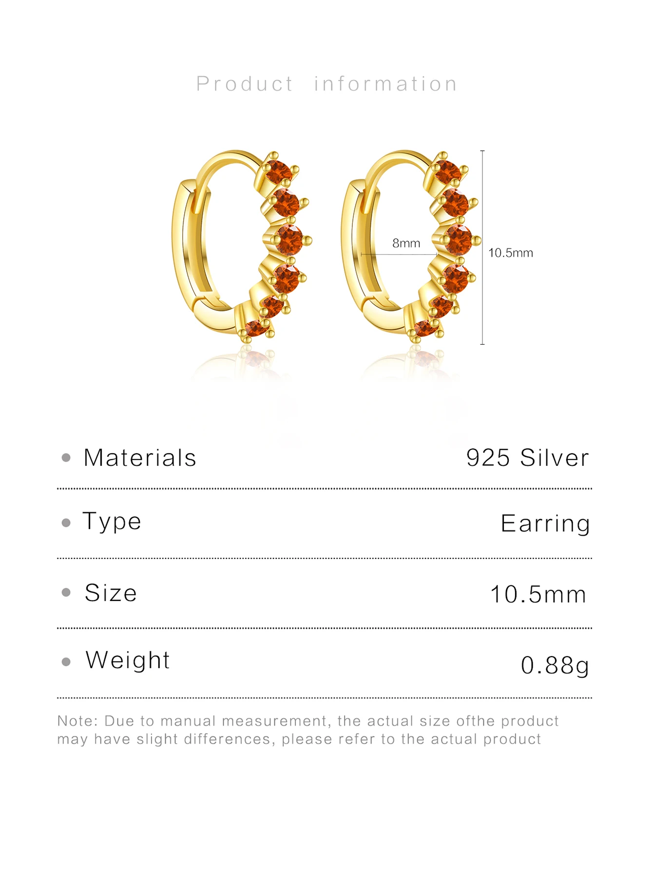 DPLAOPA 100% 925 Sterling Silver Color CZ Zircon Hoop Earrings 2024 Luxury Fine Advanced Gift Jewelry For Women