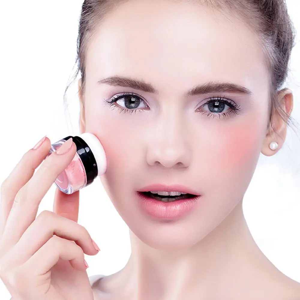 أحمر خدود ناعم للوجه بودرة خد أحمر خدود مغذي مكياج عارية تفتيح البشرة إصلاح مستحضرات التجميل Maquiagem #4