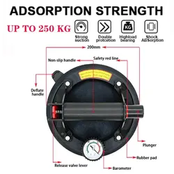 Przyssawka próżniowa 250 kg Nośność 8-calowa przyssawka próżniowa Wytrzymały podnośnik do płytek granitowych Szkło Ręczne podnoszenie