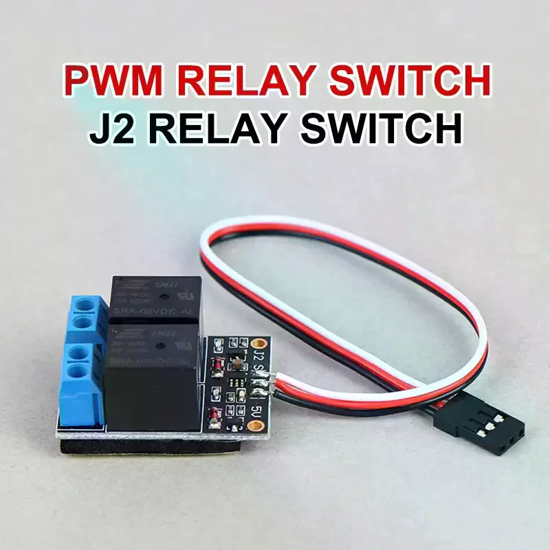 PWM J2 Relay Switch 2 In 1 Remote Control Light Electronic On-off Module For RC Model Airplane Drone Receiver DIY Parts