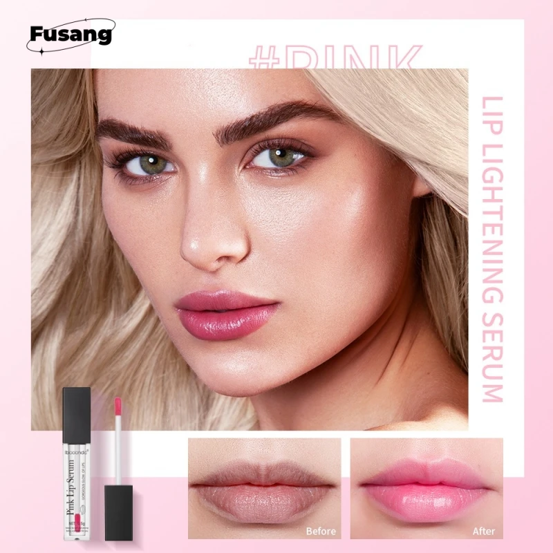 

Lips Pink Serum Remove Dark Smoke Lip Plumping Oil Bleaching Dull Repair Lip Lines Moisturizing Brighten Lip Care Cosmetics