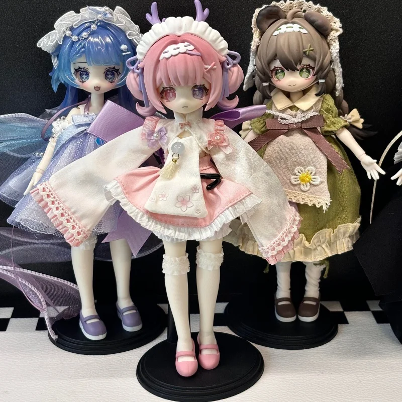 新しいメキクリエーションハートシリーズブラインドボックス 1/12 Bjd 可動アクションフィギュア人形デスクトップ装飾女の子の誕生日サプライズギフト