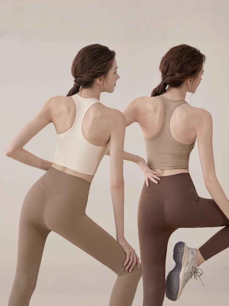 

Женский спортивный комплект: летний, тонкий, новинка 2026 года, премиум-класса, для пилатеса, фитнеса, защитное белье, накидка, одежда для йоги