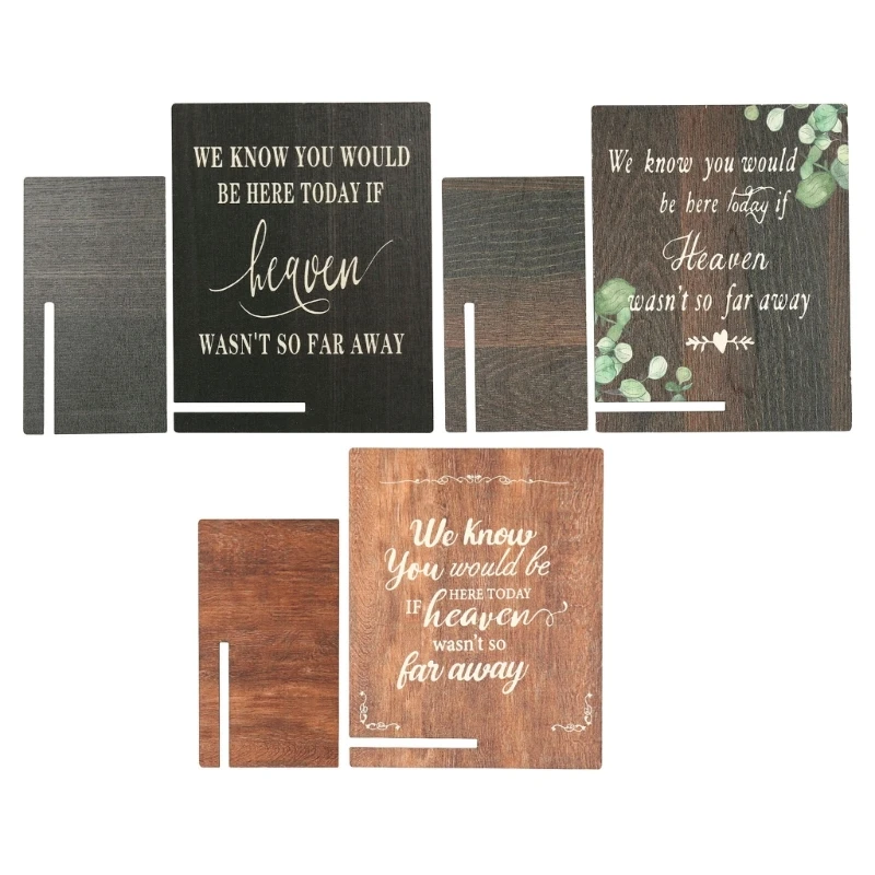 Desk Memorial Plaques for Deceased Sympathy Memorial Table Sign House Decors