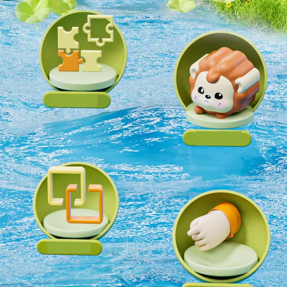 Scatola interruttori Peekaboo Montessori Animali dei cartoni animati Scatola giocattolo animale interattivo colorato Giocattolo con pulsanti Giocattolo sensoriale animale ABS Regali per bambini