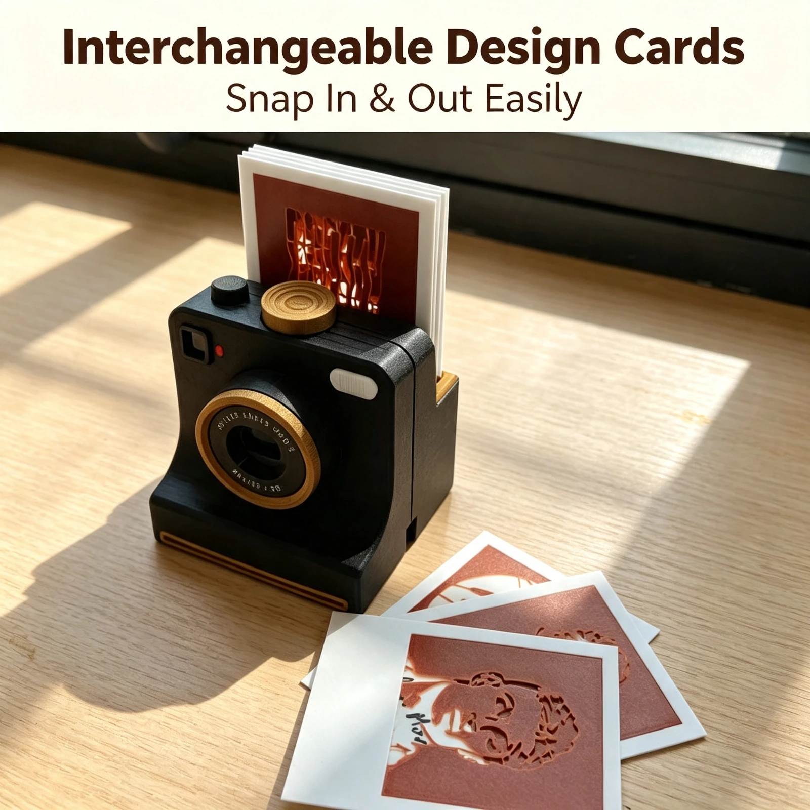 3D Printed Camera Latte Art, Stencil Kit Reusable Coffee Foam, Drawing Template Barista Tool Cafe, Home Decor Gift for Adults