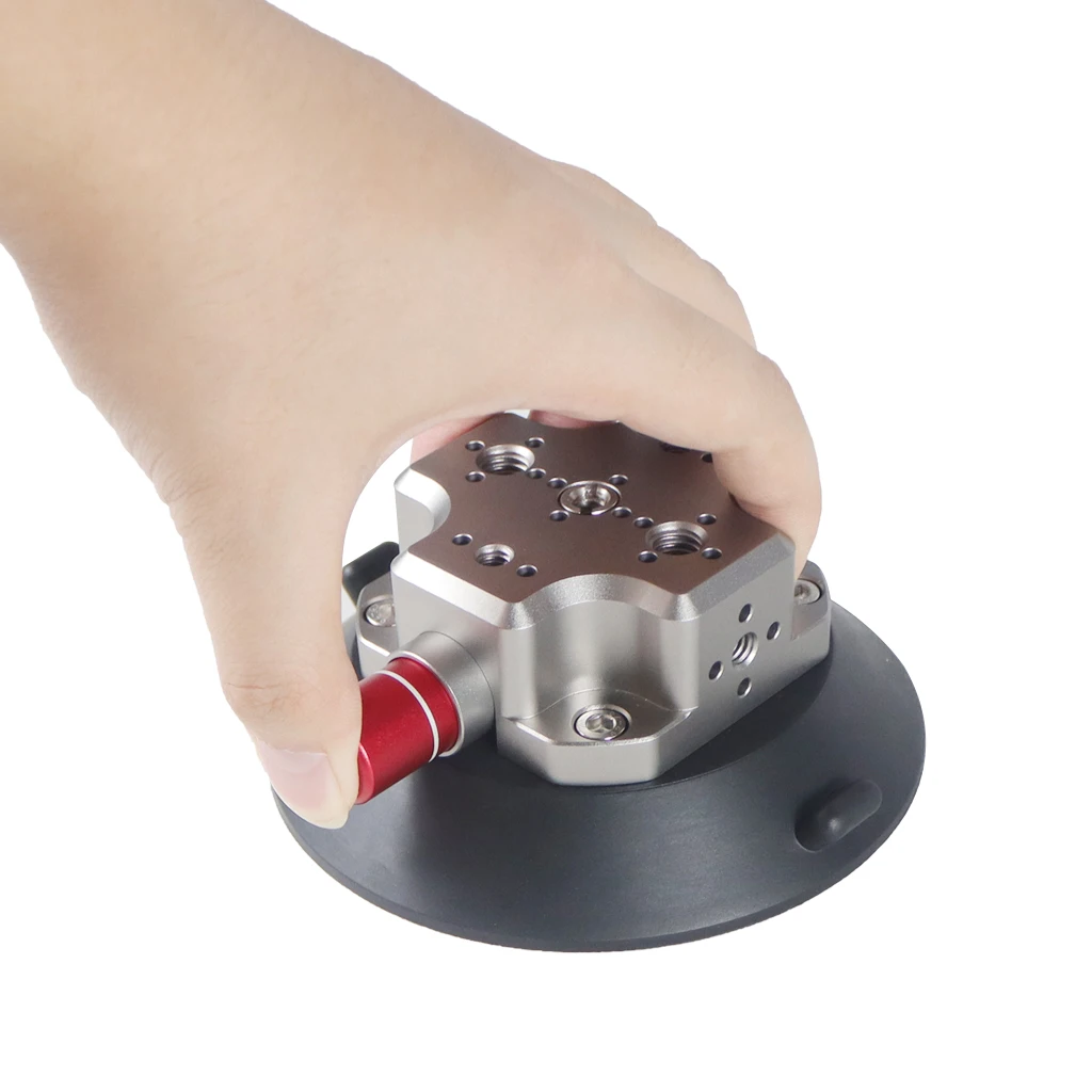 Handpumpe Vakuum Saugnapf 1/4 "3/8" ARRI Ortungsloch Kamera Stabilisator Halterung für GoPro DJI LED Auto Auto Lampe Ständer Halterung – Detail 27