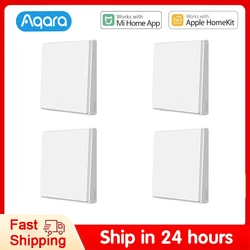 Aqara Smart Wall Switch D1 Zigbee pulsante luce chiave Wireless telecomando Wifi Aqara Opple Switch supporto Mijia APP HomeKit