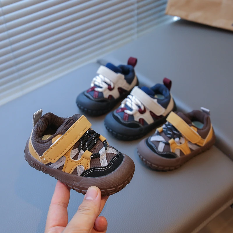 

Children's Sneakers Spring Autumn Blue Soft Non-slip Boys Girls Walking Shoes Curry Small Kids Casual Shoes Boys Single Shoes