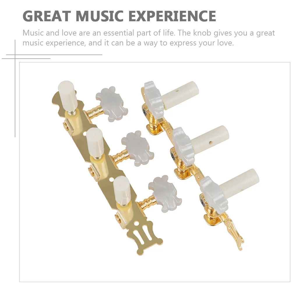 

Tuning Peg Guitar Parts Rotary Control Knob Gold Knobs Classical Metal Instrument Accessories
