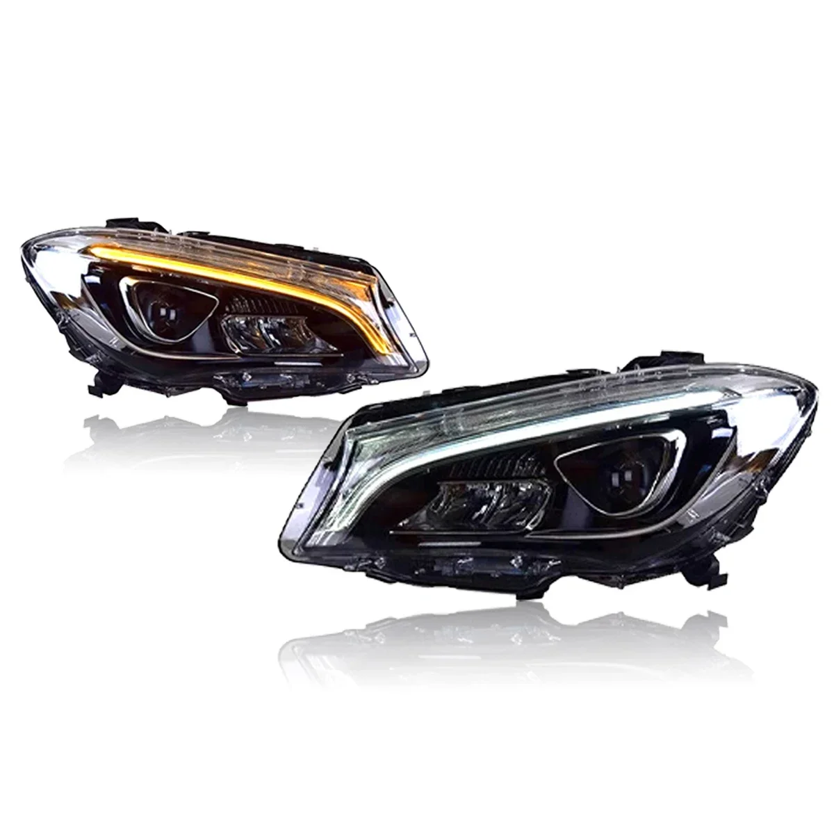 

TYPY Car Headlights For Benz CLA W117 2014-2018 LED Car Lamps Daytime Running Lights Dynamic Turn Signals Car Accessories