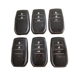 2/3/4 Buttons Modified Flip Key Case for Toyota 2008-2023 Land Cruiser 200 Prado 150 LC200 LC150 Remote Control Key Upgrade